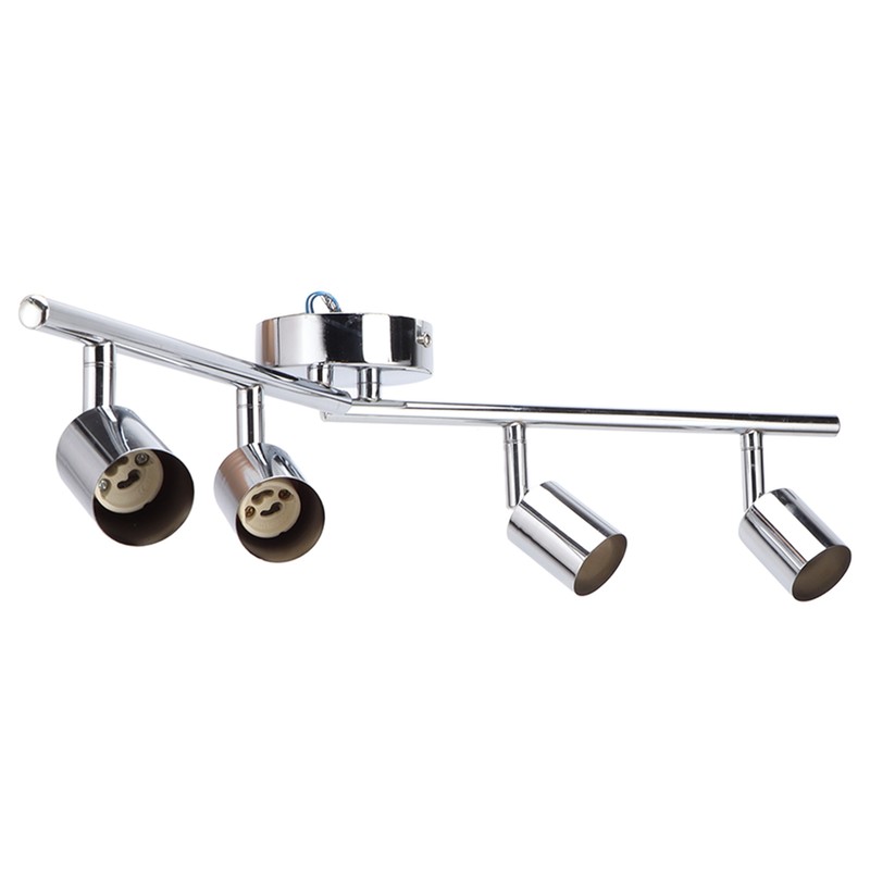 Lamp Holder 4 Head Adjustable Flexible Rotation GU10 Light Holder