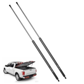 HUOPO 28 inch 400lb/1779N Gas Strut Shocks Heavy Duty Lift Support for Tonneau Cover Snowmobile Trailer Roof Top Cap Lid Bed Hatch Boat Steel Door Custom Window Lift, Set of 2