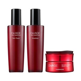 Charmzone 참존 디에이지 레드 에디션 3종 기초세트 스킨 120ml + 에멀전 120ml + 크림 50ml..35691057 Chamzone D.Age Red Edition 3-Stage Basic Set Skin 120ml + Emulsion 120ml + Cream 50ml