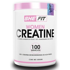 BHP NUTRITION- Women creatine, creatina monohidratada 100% pura, creatina para mujer (500grs)