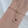 Silver 925 Bracelet 18k Mini Ball Point Silver Ball Chain