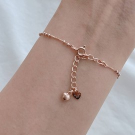 Silver 925 Bracelet 18k Mini Ball Point Silver Ball Chain Bracelet Silver / 실버925팔찌 18k 미니 볼 포인트 실버볼 체인팔찌 실버(Silver)