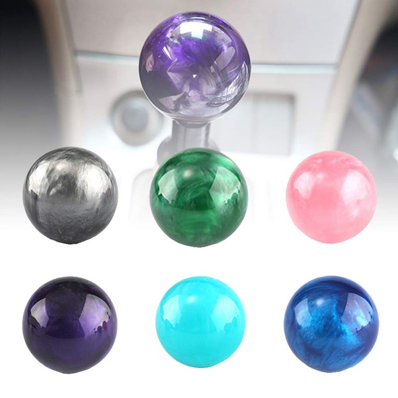 HANSWD Pearl Gear Knob Ball Shape AT MT Pearl Shift