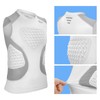 Youth Football Baseball Chest Protector, Padded Compression Shirt, Support Softball