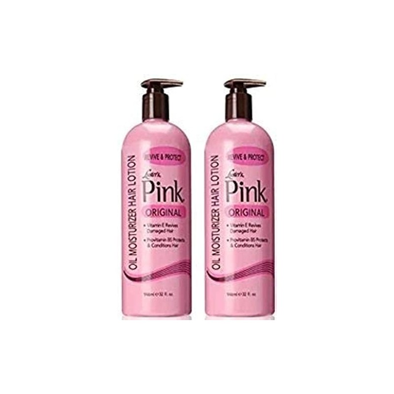 Luster's Scurl Pink Oil Moisturizer Hair Lotion, 32 Ounce (Packaging