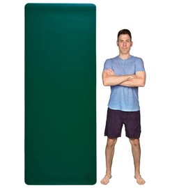Tatago Extra Long Yoga Mat for Men & Women-{84"x30"}-Natural Rubber Non Slip Long & Wide Pilates Mat -The Perfect XL Hot Yoga Mat , AB Mat, or Gym Mats for Home Workout Mat for Home.-Wonderful Large Exercise Mat for Kids too! (Green)
