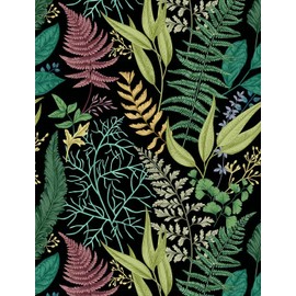 Meihodan Tropical Rainforest Peel and Stick Wallpaper Green Leaf Self-Adhesive Removable Contact Paper for Wall Covering Wall Decor 17.7in x 9.8ft