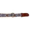 Embroidered Ukulele Strap Ethnic Style Adjustable Length Nylon Leather Comfortable