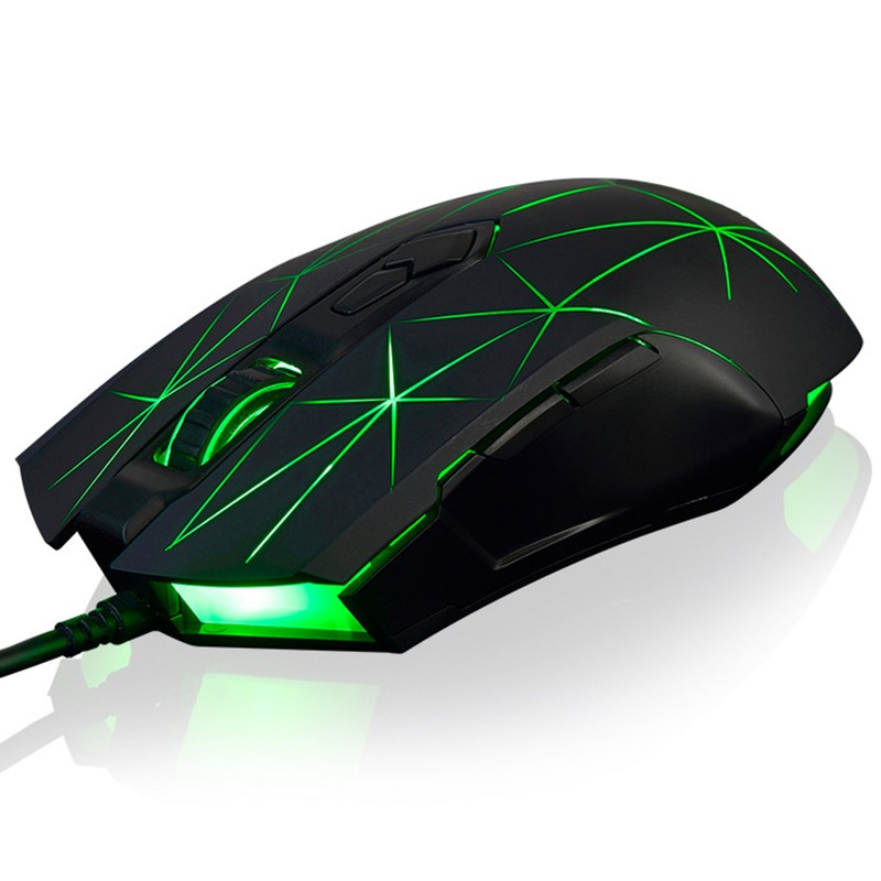 AJAZZ Wired Mouse USB RGB Desktop Laptop Gaming Adjustable DPI