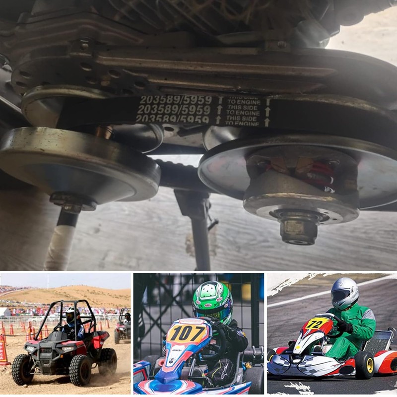 3 correas de transmisión Go Kart Series 30 reemplazan a