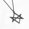 Unicursal Hexagram Symbol Necklace Stainless Steel Jewelry Unicursal Hexagram Necklace