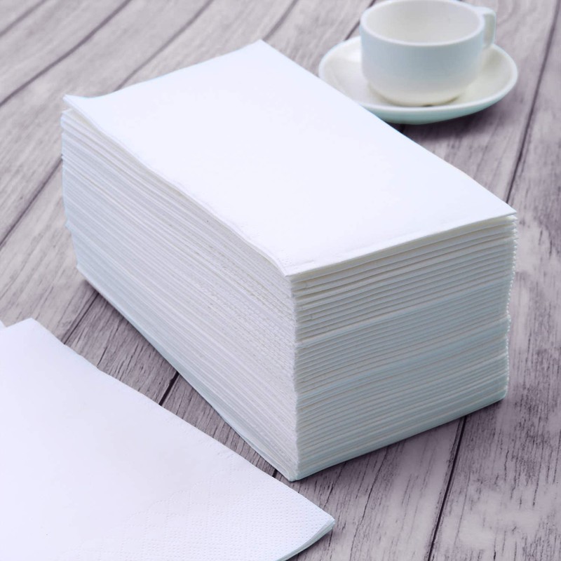 White 1-Ply Z Fold Tissue Paper Hand Towels Premium Interfold
