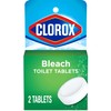 Clorox Ultra Clean Toilet Tablets Bleach 2 Count, 3.5 Ounces