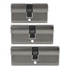 3 x Door Cylinder Lock 60 mm & 70 mm