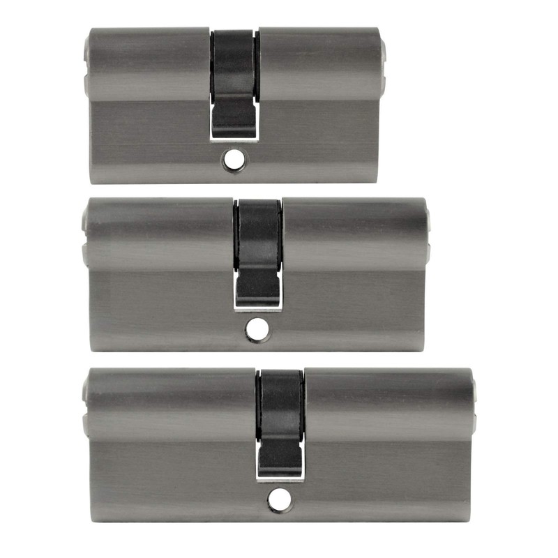 3 x Door Cylinder Lock 60 mm & 70 mm