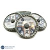 Benchmark Abrasives 2" Quick Change Zirconia Curved Flap Disc Grinding