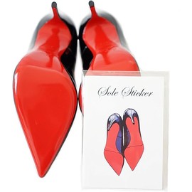 Sole Sticker - Crystal Clear Sole Protector Compatible with Christian Louboutin Heels, Red Heel Protectors