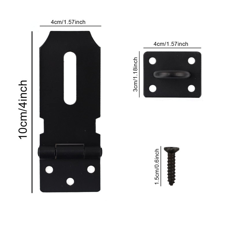 Door Padlock Hasp, 3 Inch Stainless Steel Padlock Hasp and