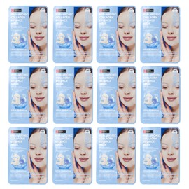 Innerest Original Derma Beauty Collagen Face Masks Skincare 12 PK Ultra Hydrating Hyaluronic Face Masks Skincare Sheet Masks Set for Beauty & Personal Care Korean Face Mask