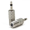 Ancable 2-Pack 3.5mm 1/8-inch Mono Male to F-Type Female Coaxial