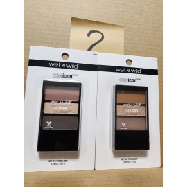 Wet N Wild Color Icon Smoky Eyes Vegan Cruelty-Free Eyeshadow Palette 2-Pack Lot