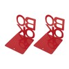 1 Pair Modern Bookend Non Slip Heavy Duty Decorative Book