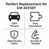 347347 60PCS Retainer Nut Fasteners, Headlamp Grille Clips