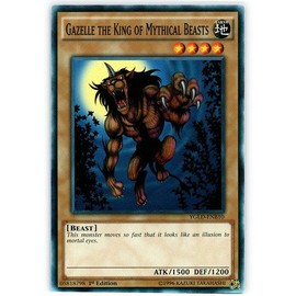 YU-GI-OH! - Gazelle the King of Mythical Beasts (YGLD-ENB10) - Yugi's Legendary Decks - 1st Edition - Common