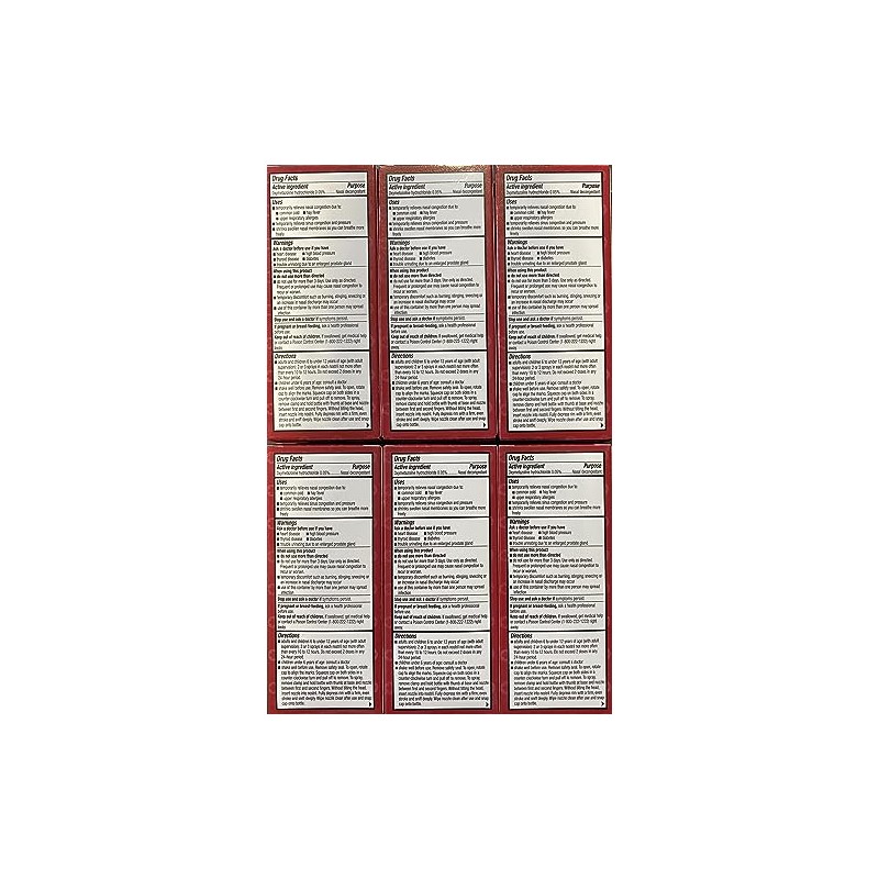 Assured Nasal Relief Spray, 12 Hour Pump Mist Oxymetazoline HCL,