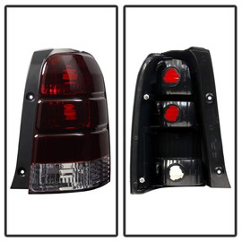 ACANII - For Blk Tinted 2001-2007 Ford Escape Tail Lights Brake Taillamps Pair Left+Right