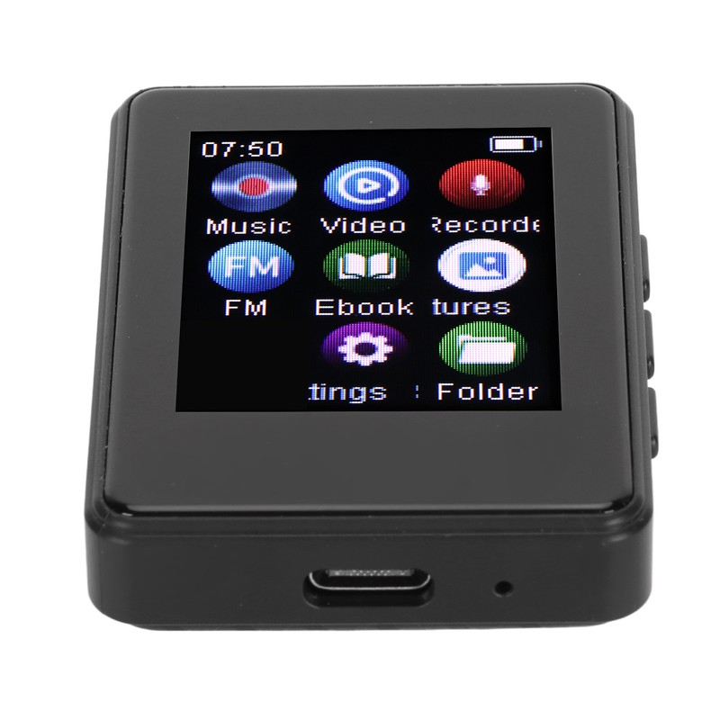 MP3 Player Bluetooth 5.0 1.77inch Full Touch Screen HiFi Stereo