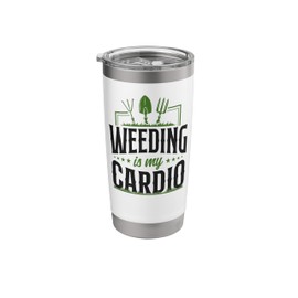 Landscaper Landscaping Landscape Architect Weeding Is My Stainless Steel Insulated Tumbler