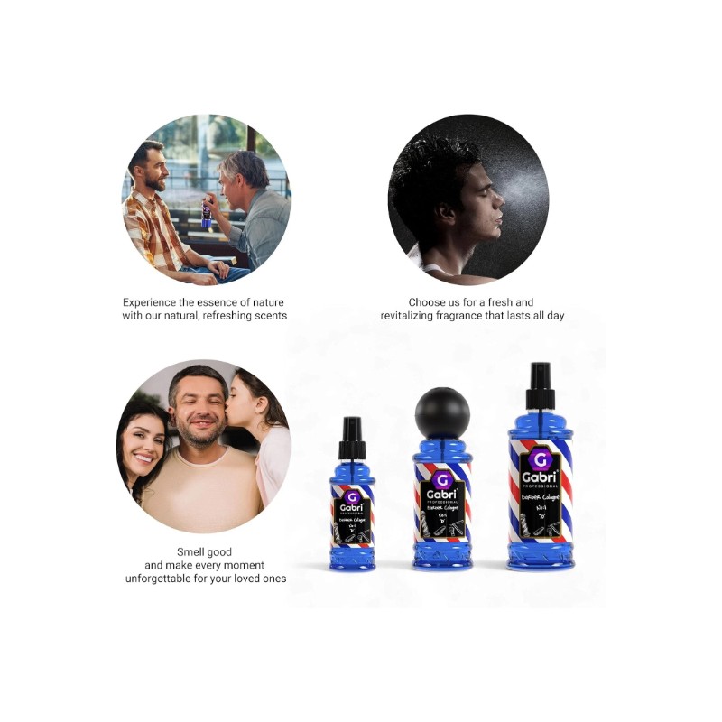 Gabri No1 Barber Cologne, Aftershave Cologne, Men's Eau de Cologne,