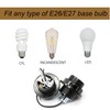 JNXQWE E26 E27 Light Socket,Bakelite Threaded Medium Base Lamp Holder