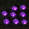 Solar String Lights Outdoor 8 LEDs, Paw Print Lights, Waterproof,