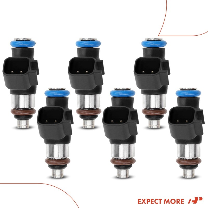 A-Premium 6Pcs Fuel Injectors Compatible with Ford Fusion, Taurus, Taurus