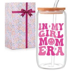 maoodoo Gifts for New Mom Pregnant Expecting Mama, Christmas Mother's Day Gift, Postpartum Gifts, New Mom After Birth 16 Oz Coffee Glass