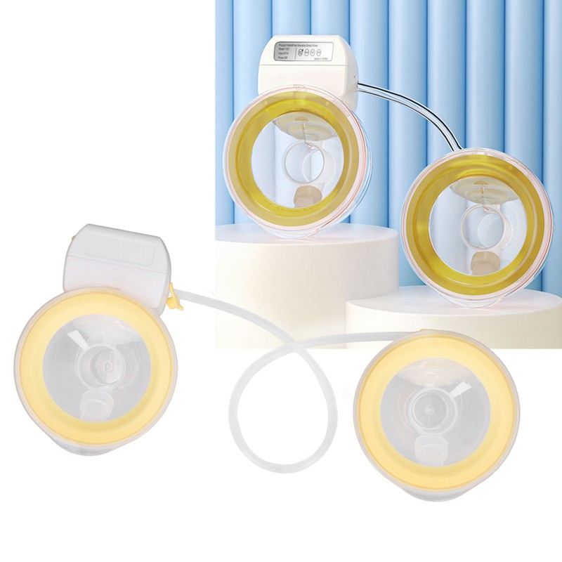 Double Breast Pump Wearable Strong Suction 9 Gears 180ml Capacity