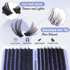 Fluffy Lash Clusters 80D+100D Thick Cluster Eyelash Extensions 10-18mm DIY