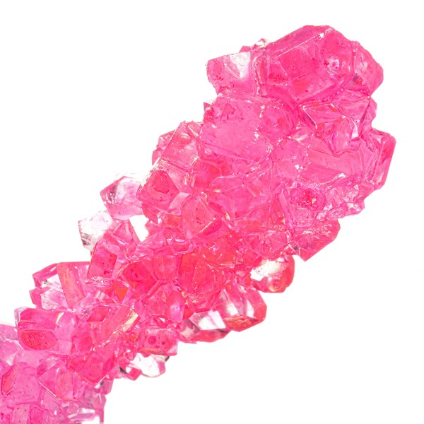 Candy Envy Magical Rainbow Rock Candy Crystal Sticks - 18 Indiv. Wrapped - Assorted Colors