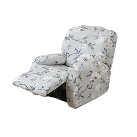 Eco-Ancheng Recliner Slipcovers 4-Pieces Lazyboy Recliner Covers Recliner Couch Covers Recliner Chair Cover Non Slip Reclining Slipcovers with Storage Pockets Furniture Protector for Living Room