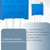 Innfeeltech 20pcs 500 Ohm Multiturn Trimmer Potentiometer Blue Adjustable Variable