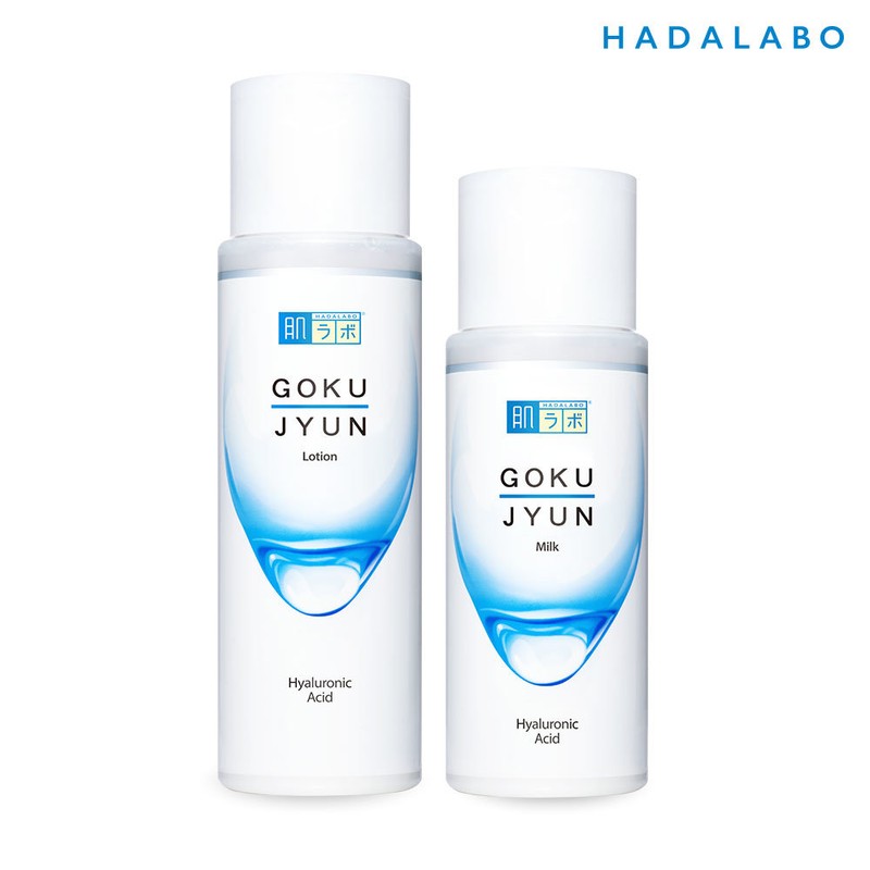 Hada Labo Gokujyun 2 types (lotion 170ml + milk 140ml)