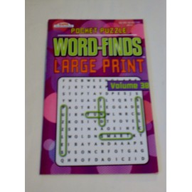 Word Finds Large Print Pocket Puzzles Book (Volumes Vary See Notes)