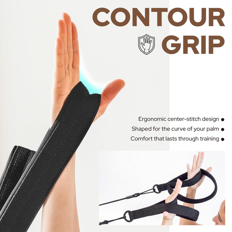 Pilates Loops Compatible with Tonal Smart Home Gym Equipment, Double