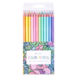 ECOTREE Macaron Colored Pencils, Soften Wood, Pastel Coloring for Adult and Kids, Art Supplies for School, Coloring, Drawing, Shading, 12 Count