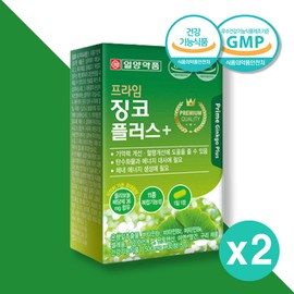 Ginkgo Leaf Extract Ginkgo Memory Blood Circulation Health 30 Tablets x 2 Boxes Approximately 2 Months Supply Flavonol Glycosides / 은행잎 추출물 징코 기억력 혈행 건강 30정 x 2박스 약2개월분 플라보놀배당체