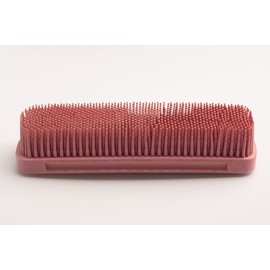 Fripac-Medis Friseur-Kleiderbürste, Naturkautschuk, Größe 15 x 5 cm, rot