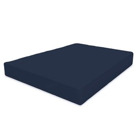 Rohi Easy Care Plain Dye 25cm 3/4 Fitted Sheet - Small Double - Bedding Bed Sheet (Small Double Bed) (Navy)