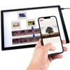 A4 Ultra Slim Slide Viewer, Black Acrylic with 3 Brightness